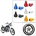 Vheelocityin Bullet Shape Multicolor Tyre Valve Cap (set of 2) For Royal Enfield Thunderbird RS.99.00