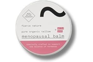 Fierce Nature Menopausal Balm – Natural Relief for Menopause Symptoms – Magnesium for Joint Pain, Sleep & Headache Support – Wild Yam & Chaste Tree Berry for Hormone Balance – Non-Toxic Formula, 100g