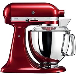 Kitchenaid 5KSM175PSECA Robot Patissier Artisan, 300 W, Rot