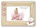 Produktbild ZEP ze46p Collection Baby Patty Bilderrahmen Holz rosa/natur/weiß 10 x 15 cm