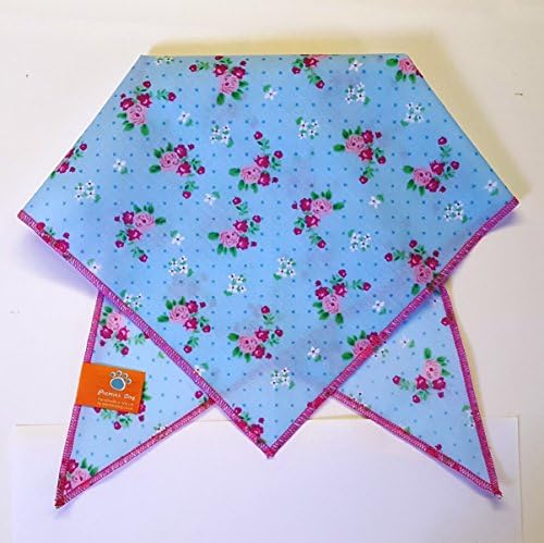 Premier Dog Pink Rose & Spots Dog Bandana / Scarf - Medium to Large