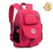 Produktbild Tiny Chou Sport-Rucksack aus wasserdichtem Nylon, Casual und Leicht, robuster Alltagsrucksack, pflaume (rosa) - 8620js