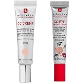 Erborian - CC Cream with Centella Asi&aacute;tica Clair 15ml - Color Correcting Cream + CC Eye Cream with Centella Asiatica 10ml - T