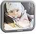 Produktbild Kewago Autospiegel Baby - Rücksitzspiegel für Babys. Bruchsicher mit großem Sichtfeld - Babyspiegel für den Rücksitz in Cool Gray
