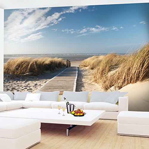 Fototapete Strand 352 x 250 cm – Vliestapete – Wandtapete – Vlies Phototapete – Wand – Wandbilder XXL – !!! 100% MADE IN GERMANY !!! Runa Tapete 9008011b - 4