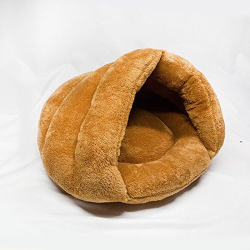 The cat litter warm winter Tactic cat cat house pet kennel sleeping nest cat pet mat four,Camel,S (cat less than 4kg)
