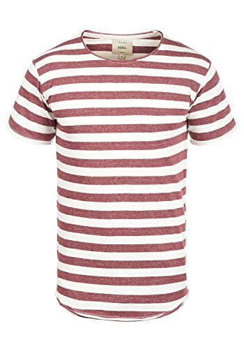 Redefined Rebel Milo Maglietta A Maniche Corte T-Shirt con Stampa da Uomo con Girocollo, Taglia:L, Colore:Rust