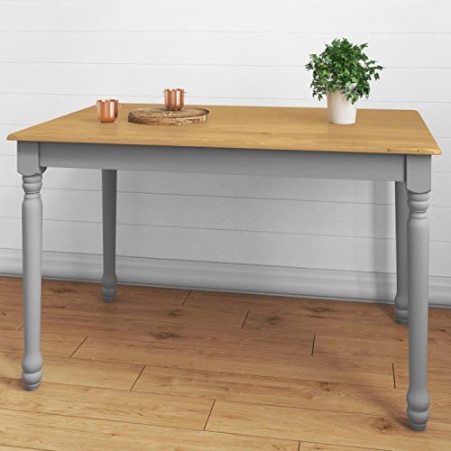 Rhode Island Rectangular Dining Table in Grey