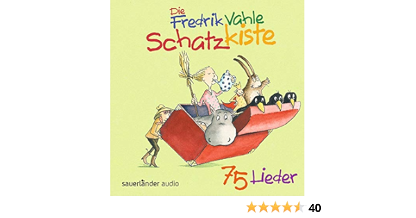 Die Fredrik Vahle Schatzkiste 75 Lieder Amazon De Vahle Prof Dr Fredrik Bucher