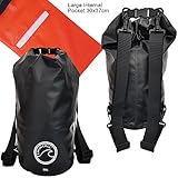 RESISTENTE PVC 500D con TIRAS AJUSTABLES Y DESMONTABLES hacen que esta mochila sea muy cómoda de llevar. Utilizar con 1 o 2 tiras.