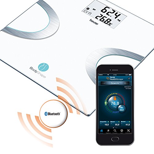 Beurer BF 710 BodyShape Diagnosewaage türkis | Optimale Gewichtskontrolle und Analyse via beurer BodyShape App - 2