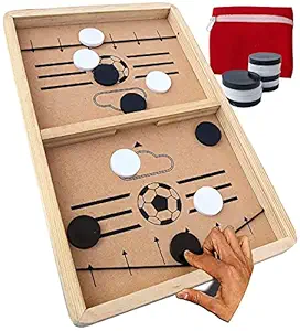 Amisha GIft Gallery Board Game for kids String Hockey Table Board Game for kids Fast Sling Puck Board Game for Kids and Adults