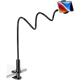 TRYONE Support téléphone avec col de Cygne de, Support de téléphone Pliable Rotation 360° Réglable pour iPhone Series/Samsung