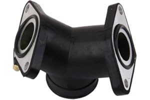 SHARPLACE 125 250 Cc Assunzione Di Carboidrati Collettore Carburatore per Yamaha Virago Xv 1988-2011, Nero