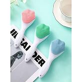 Skin Cleansing Peeling Brush, Ergonomic Handle Massage Effective, Cute Design Skin Care Facial Makeup Removal Peeling Brush