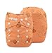 iZiv(TM) Newborn Organic Infant Waterproof/Adjustable/Reusable/Washable Pocket Cloth Diaper Fit Babies 0-3 Years(Bee)