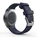 Produktbild MoKo Armband Kompatibel mit Gear S2 Classic SM-R732 Smart Watch,Silikon Sportarmband Strap Erstatzband Uhrenarmband für Forerunner 245/Samsung Gear S2 Classic/Galaxy Watch 42mm, Mitternachtsblau
