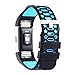 Produktbild Sansee Mode Sport Neue Silikon Armband Armband Band für Fitbit Charge 2 / Silikon Armband Strap Band (Himmelblau)