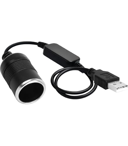 Adattatore per Accendisigari da 5 V USB C Maschio a 12 V