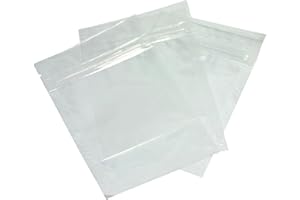 AGENDEPOINT 100 buste trasparenti con chiusura a pressione 4x6 bustine zip