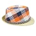 Produktbild Rawstyle Trendiger Strohhut, Sommer-Herren-Hut, Verschiedene Designs, Partyhut (Beige Orange)