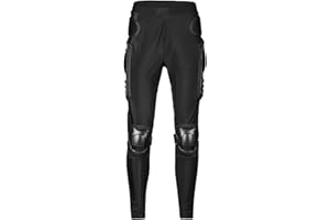 M&Catree Armure de Protection pour Moto Pantalon de Moto Pantalon blindé pour Motocross, VTT, Moto Tout-Terrain