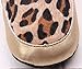 Toddler Baby Infants Leopard Crib Shoes Boy Girl Soft Sole Shoes Prewalker (6-12 months, khaki)