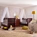 Izziwotnot Bailey Nursery Furniture Set (3-Piece, Mahogany)
