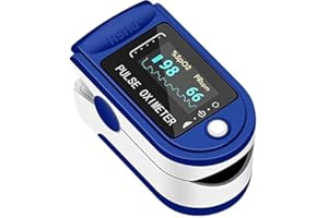 IFNI Ossimetro Impulso Dito Professionale Schermo LED Monitor Portatile Misura Saturazione Ossigeno Uso Domestico per Fitness e Sport