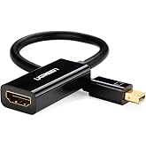 Ugreen Mini Displayport HDMI D&ouml;n&uuml;şt&uuml;r&uuml;c&uuml; Adapt&ouml;r Siyah
