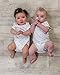 The Essential One - 3 Pack Baby Girl Balloon Bodysuits Vests- Pink - 0-3 Months - ESS136