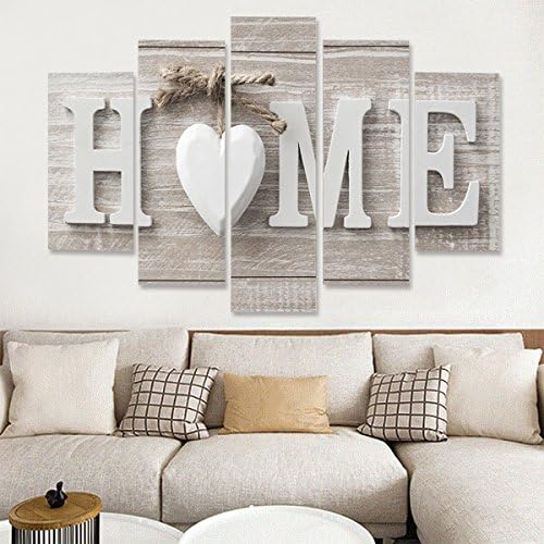 Aissimio 5PCS Print Poster Canvas Artwork Canvas - 5 Pieces Paintings on Canvas Wall Art for Office Home Living Room, Bedroom Wall Decor