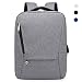 Produktbild Huichao Laptop-Business-Rucksack für Männer und Frauen, lässiger Daypack mit USB-Ladeanschluss, Schultasche für Studententaschen, 25L,Gray