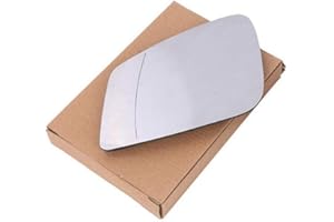 Ricoy Pair White tinted Rearview Heated Wing Side Mirror Glass For F01 F07 F10 F11 F18 F20 F30 F32 F34 F36 (Left)