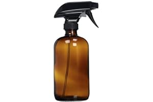 Flacon pulvérisateur en verre ambré vide - Pulvérisateur à grande capacité rechargeable pour huiles essentielles (8oz / 250ML)