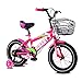 Produktbild YIXINY Kinderfahrräder LB36Q Kinder Fahrrad 12/14/16 inch Fahrrad Leucht Zusatzrad Kotflügel Kind-Fahrrad Kinder Fahrrad Blau, Hellblau, Lila, Rose rot ( Farbe : Rose Rot , größe : 14inch )