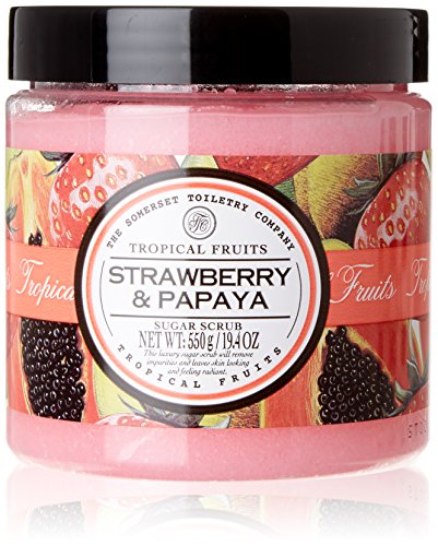 Frutas Tropicales de la fresa y papaya Sugar Scrub 500 g