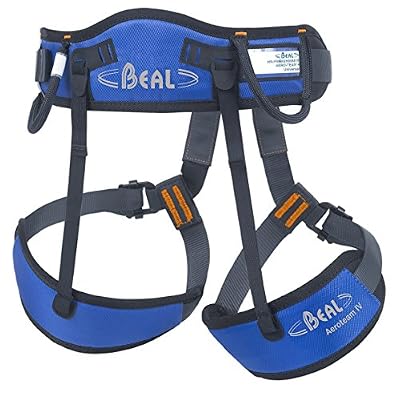 Beal Aero Team IV Baudrier d'Escalade Mixte Adulte, Bleu