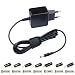 Produktbild Universal Schaltnetzteil Steckernetzteil 5V 3A für Elektronik Geräte Raspberry Pi 3 Model B and Pi 2 Model B / B+ Plus, smartphones, Samsung Galaxy S7/S6/S6 Edge, LG G5, HTC 10, HTC One A9, Galaxy Note 5/4/Edge, MP3,MP4,mobile DVD, mini TV, TV box, Android Tablet, drive Hub WLAN Boxen wie D-Link Netgear TP-Link, Laufwerk Hub Switch Router Kamera, Google Nexus 7 Google Nexus 10 Sanei N10, 5,5 mm x 2,1 mm + 7 Steckers 2.5*0.7/3.5*1.35/4.0*1.7/4.8*1.7/5.5*1.7/5.5*2.5mm/Micro USB