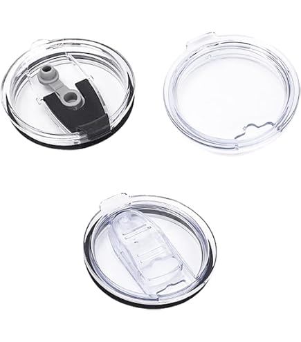 2 Pezzi Coperchio Per Tazza Da Viaggio 20 Once Trasparente - Ricambio Scorrevole In Plastica A Prova Di Perdite - 6