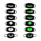 UNIVERSELL EINSETZBAR - Die face mask kann überall eingesetzt werden und schützt vor Staub, Keimen, Allergien, Asche, verschmutzter Luft, Smog, Pollen usw. Auch als Graffiti Maske ideal geeignet.