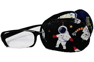 FANCYPUMPKIN Kreative Cartoon Augenklappe Einzelne Brille Abdeckung Lazy Eye Amblyopie-Behandlung für Kinder