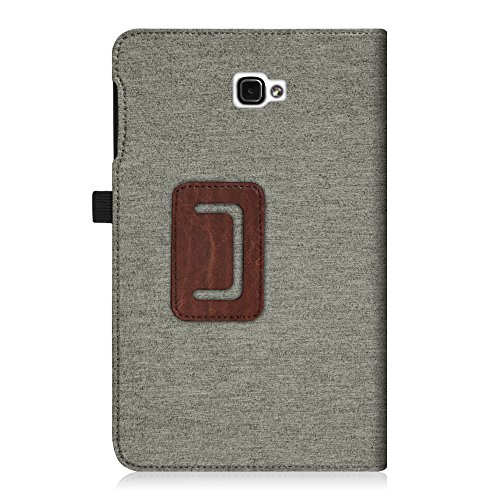 Fintie Samsung Galaxy Tab A 10.1 Hülle – Slim Fit Folio Kunstleder Schutzhülle Case Cover mit Auto Schlaf / Wach Funktion für Samsung Galaxy Tab A 10,1 Zoll T580N / T585N Tablet (2016 Version), Denim grau - 9