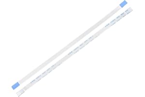 sourcing map Flexible Plano Cable, 8 Pasadores 0.5mm Paso 150mm FPC FFC Flexible Cinta Cable para LCD TV Coche Audio DVD Reproductor Laptop 5uds (A Tipo)