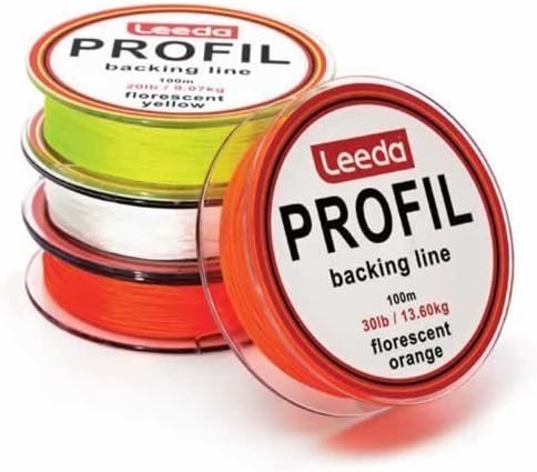 Leeda Profil Fly Line Backing Line 100m 20LB/30LB 3 Colours Trout/Salmon Fishing