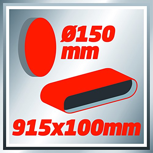 Einhell Stand-Band-Tellerschleifer TC-US 400 (375 W, 230 V/50 Hz, 1450 min-1, inkl. 1 Schleifband und 1 Tellerschleifpapier) - 10