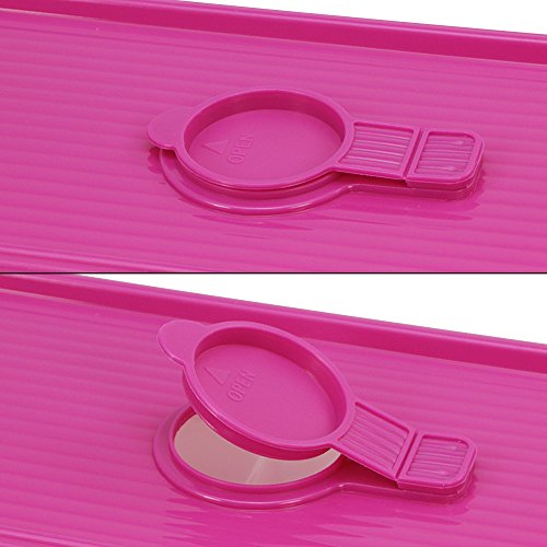 COM-FOUR® 3er Set Eiswürfelbereiter in tollen Farben mit praktischer Einlassöffnung im Deckel - 2