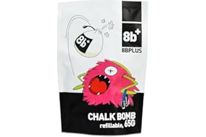8B+ 8BPLUS 8B PLUS High Purity Magnesium Carbonate in a refilable Chalk Sock. 100% Pure MGCO3 Bolsa de magnesio, Adultos Unisex, Multicolor (Multicolor), Talla Única