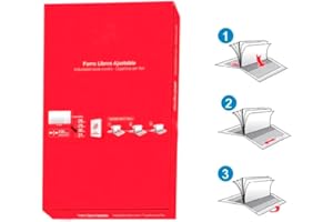 PAPELIVI Pack con 25 Forros Nº 30 para libros ajustables 130 Mycras con solapa CALIDAD EXTRA Fabricados en España Protector de Libros y Cuadernos… (Transparente, 30 cm)