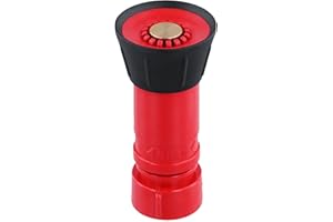 Besttoolifes Boquilla de manguera contra incendios de 1-1/2 pulgadas NSTNH Boquilla de rociador de alta presión para sistemas de rociadores industriales de extinción de incendios amplia cobertura